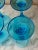 Libbey Aqua Blue / Turquoise Wine Glasses - Set of 8 For Sale - Image 9 of 9