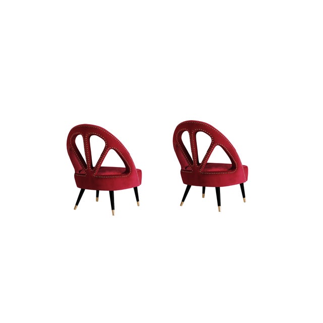 Scarlet Armchairs by Ottiu, Set of 2 For Sale - Image 9 of 9