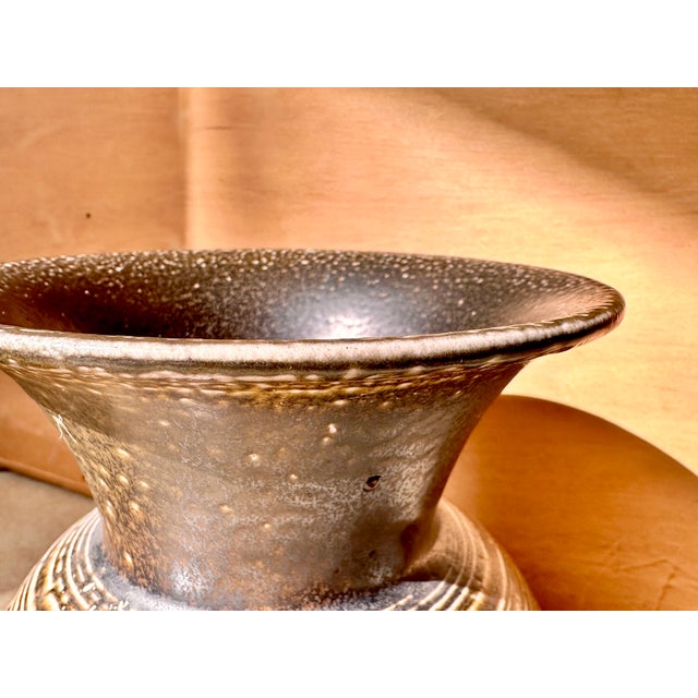 Large Hand-Crafted Ceramic Art Vase from Wekara, Germany, 1960s For Sale - Image 9 of 14