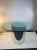 Modern Mirrored And Glass Dining Table Designed in The 1970's In Italy. Round Glass Is 3/4" Thick And The Base Is 27 1/4"...