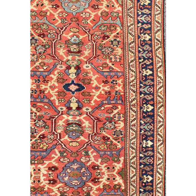 Measures: 4'0 x 6'2. Antique Persian Sultanabad Rug with All-Over Floral and Geometric Motifs 4'0"x6'2". Keivan Woven...