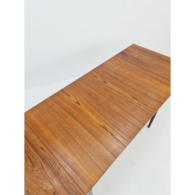 Brown German Teak Dining Table by Lübke, 1960s For Sale - Image 8 of 11