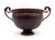 Gothic Vintage Metal Footed Trophy Urn Bowl With Fluted Body & Scroll Handles – Neoclassical / Traditional For Sale - Image 3 of 10