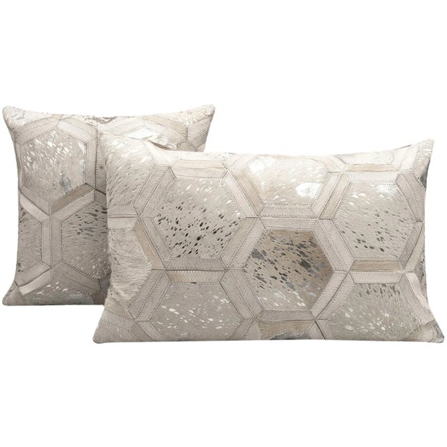 Transform your living space into a cozy, rustic oasis with our genuine cowhide leather decorative throw pillows. Expertly...