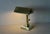Vintage Brass Bankers Desk Lamp For Sale - Image 4 of 12