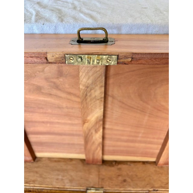 19th Century English Camphor Wood Campaign Chest For Sale - Image 14 of 18