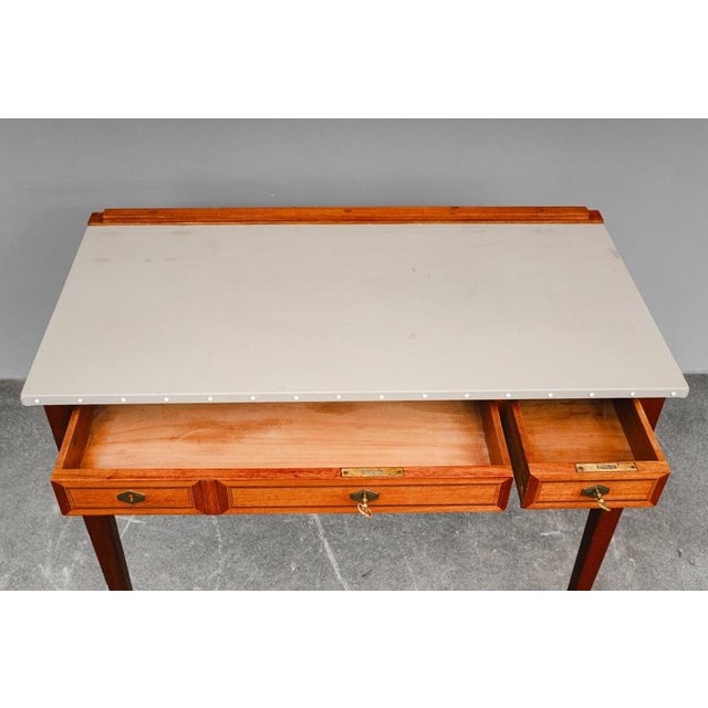 Early 20th Century Art Nouveau Desk in Mahogany For Sale - Image 13 of 18