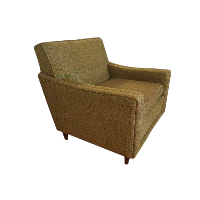 MidCentury Modern Green Armchair Chairish