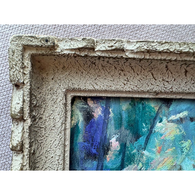 Contemporary Post-Impressionist Oil Waterscape Painting, Framed For Sale In Houston - Image 6 of 10