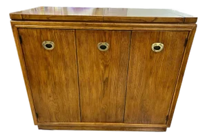 Mid-Century Drexel Expandable Rolling Bar Cart / Server, 1960s