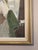 Green 1961 Mid-Century Modern 'The Window Seat' Vintage Original Swedish Expressive Figurative Portrait Oil Painting, Framed For Sale - Image 8 of 12