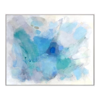 “Longer if I May” Contemporary Abstract Painting in Subtle Neutrals & Textured Layers by Stacey Warnix For Sale