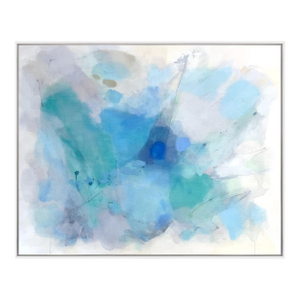 “Longer if I May” Contemporary Abstract Painting in Subtle Neutrals & Textured Layers by Stacey Warnix