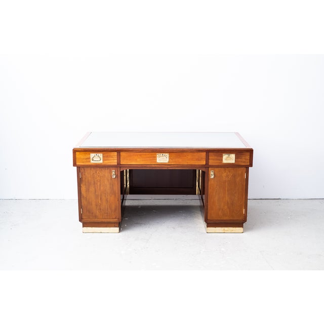 Art Nouveau Men's Desk and Armchair by J. W. Müller, 1905, Set of 2 For Sale - Image 13 of 18