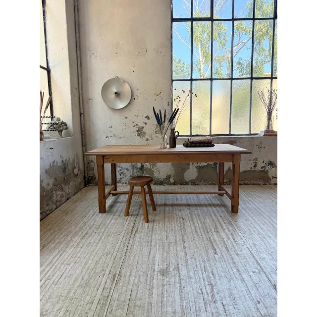 Pine Farmhouse Table, 1960s For Sale - Image 6 of 18