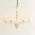 Italian Six-Arms White Murano Glass Chandelier by Simoeng For Sale - Image 7 of 12
