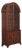 Baker Historic Charleston Dome Top Mahogany China Cabinet For Sale