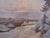 Sunset on the Snow, 1900s, Oil on Panel For Sale - Image 7 of 14