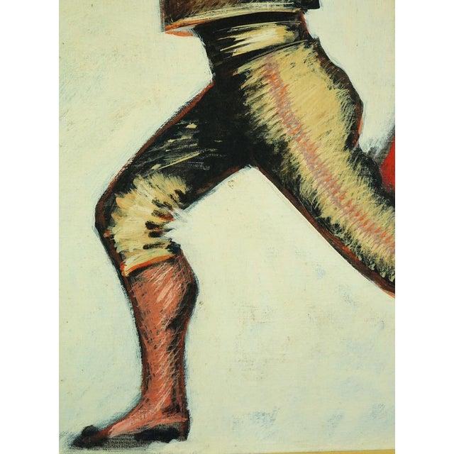 Gilberto Filibeck, Bullfighter with a Bull in a Bullfight, 20th Century, Oil on Canvas For Sale - Image 6 of 17