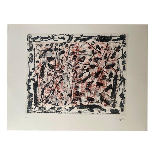 Jean-Paul Riopelle, The Flies to Marry (Plate VII), 1985, Etching For Sale