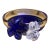 Handblown Art Glass Bowl Beranek Czech Artsy Cobalt Blue Centerpiece 9"d X 4"h For Sale