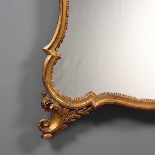 Antique Baroque Style Mirror, 1800s For Sale - Image 6 of 10