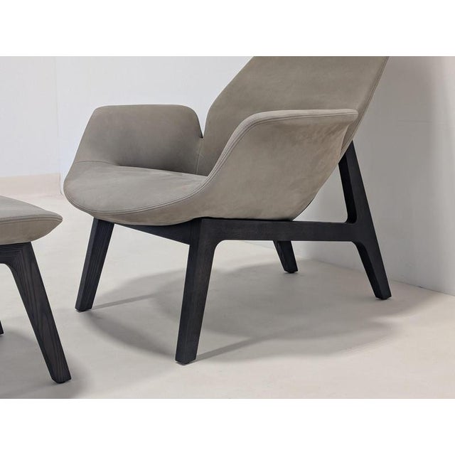 Set of Ventura Chair and Ottoman from Poliform For Sale - Image 6 of 13