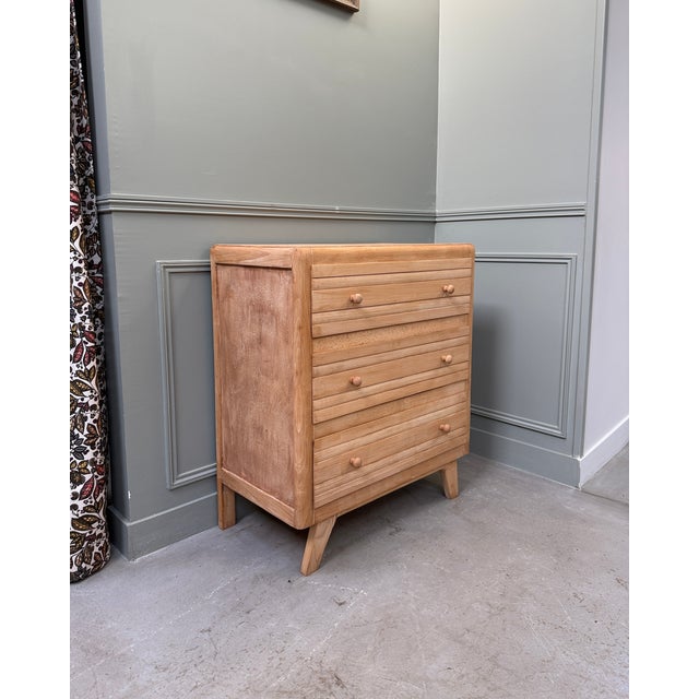 Vintage Beechwood Chest of Drawers, 1950s For Sale - Image 8 of 13