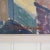 This beautiful mid-century oil on canvas presents a dynamic urban landscape, rendered with the bold palette and structural...
