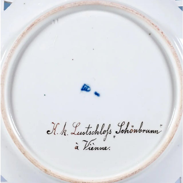 Ceramic Viennese Imperial Porcelain Plate, 1818 For Sale - Image 7 of 8