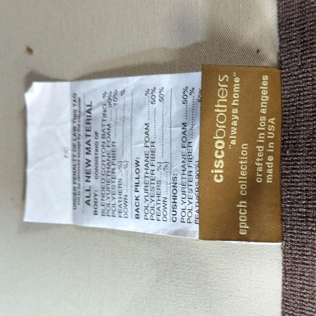 2010s Cisco Brothers Contemporary Loveseat For Sale - Image 5 of 5