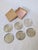 Engraved Pewter Glass Coasters by Just Andersen, 1930s, Set of 12 For Sale - Image 4 of 16