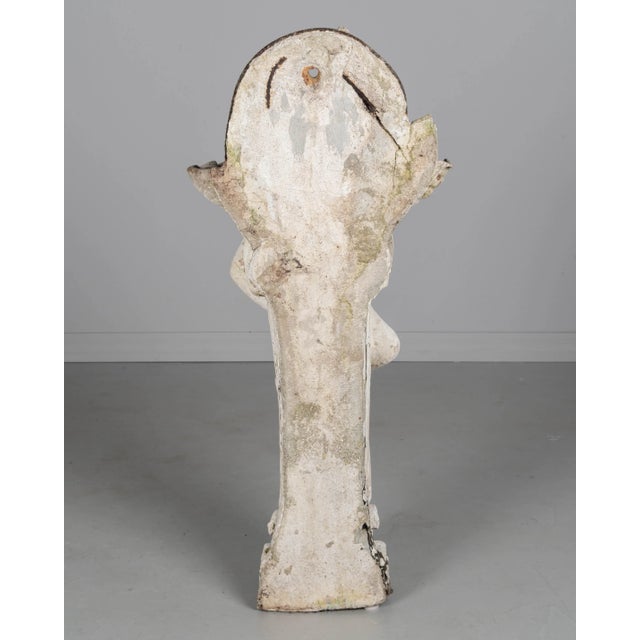 White 19th Century French Cast Stone Fountain For Sale - Image 8 of 16