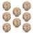Rustic 8-Piece Water Hyacinth Twisted Fill Decorative Ball Set, 6.75" For Sale - Image 3 of 3