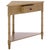 Wood Gomez 1 Drawer 1 Shelf Corner Table in Desert Brown For Sale - Image 7 of 9