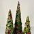 1990s Vintage Americana Boho Chic Christmas Holly Topiary Trees Holiday Accents - Set of 3. For Sale - Image 17 of 17