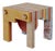 Architectural Layered Marble Stone Strata Stool by Esther Knopfler For Sale