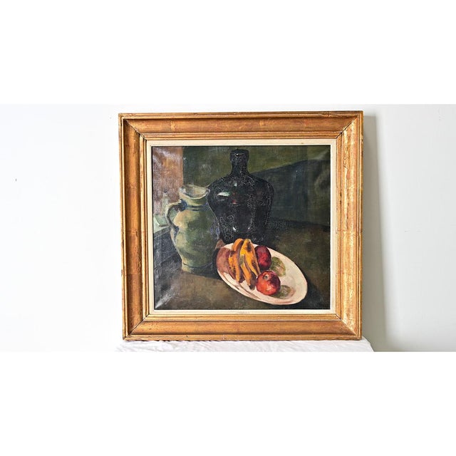 Belgian Early 20th Century Still Life in Gilt Frame For Sale In Baton Rouge - Image 6 of 12