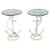 Mid 20th Century Post WWII Modern Wrought Iron Anchor & Chain Yacht Side Tables - A Pair For Sale - Image 10 of 10