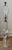 Substantial angled crystal lamp by Visual Comfort. In great condition. Chrome finial needs to be polished. Height: 25"...