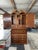 Egyptian Secretaire in Wood and Brass For Sale - Image 6 of 18