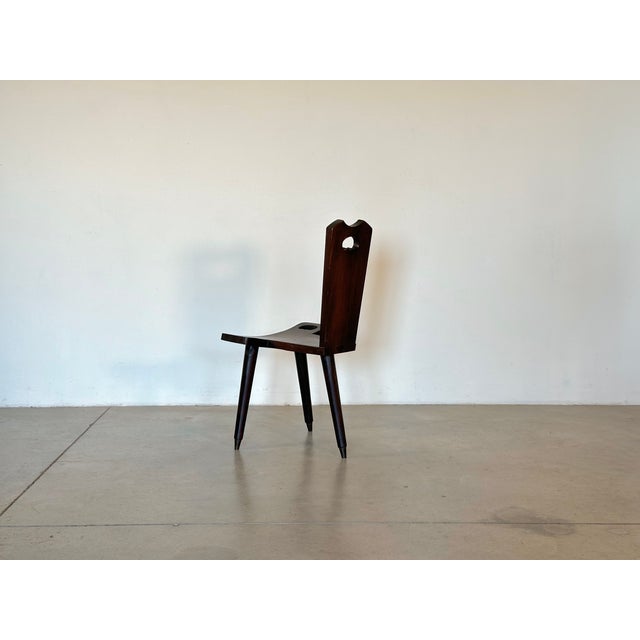 Vintage Rustic Wooden Chairs, 1960s, Set of 2 For Sale - Image 11 of 15