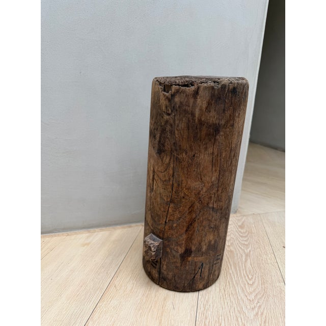 1970s 1970s Primitive Japanese Stool or Plinth For Sale - Image 5 of 5