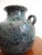 French Enameled Earthenware Vase from Puisaye For Sale - Image 3 of 8