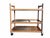 CFC Silkeborg Mid Century Danish Rosewood Bar Cart by Henning Korch for CFC Silkeborg For Sale - Image 4 of 6
