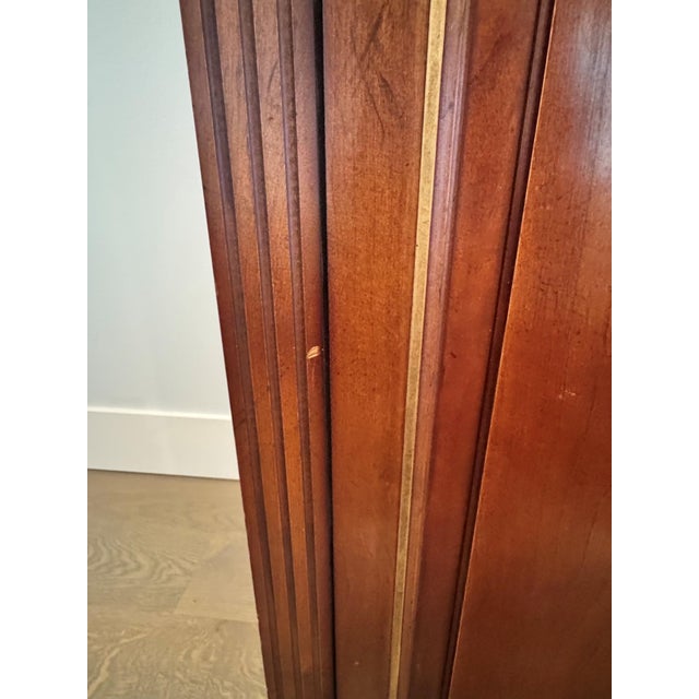 Wood Vintage Baker Furniture Mahogany Armoire For Sale - Image 7 of 10