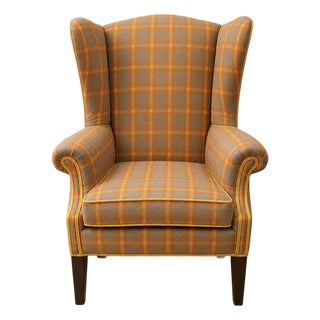 Vintage Manor Wingback Chair For Sale