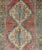 Mid 20th Century Green and Orange Turkish Oushak Rug Vintage Dual Diamond Medallions For Sale - Image 4 of 8
