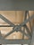 Grey Console Table With Geometric Latticework and Marble Top For Sale - Image 9 of 11