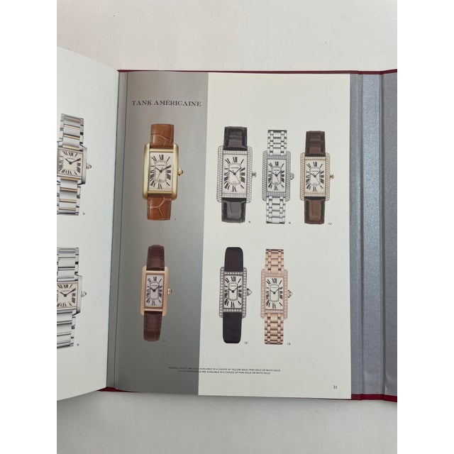 Red Cartier Never Stop Tank Collection 2012 Hardcover Catalog For Sale - Image 8 of 12
